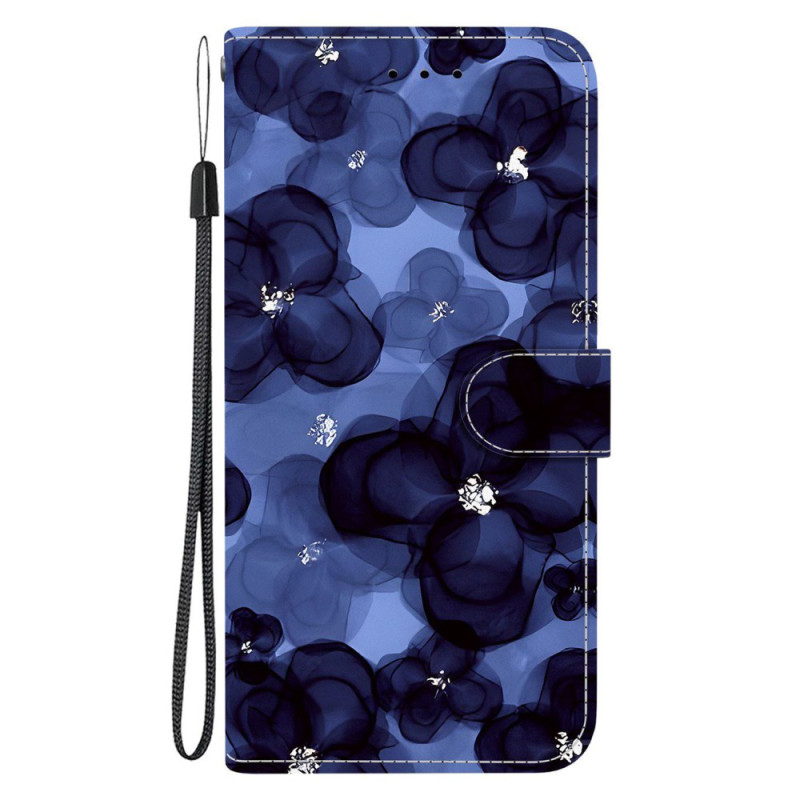 Hülle Xiaomi Redmi 15C 4G / 5G / Poco C85 Blaue Blumen