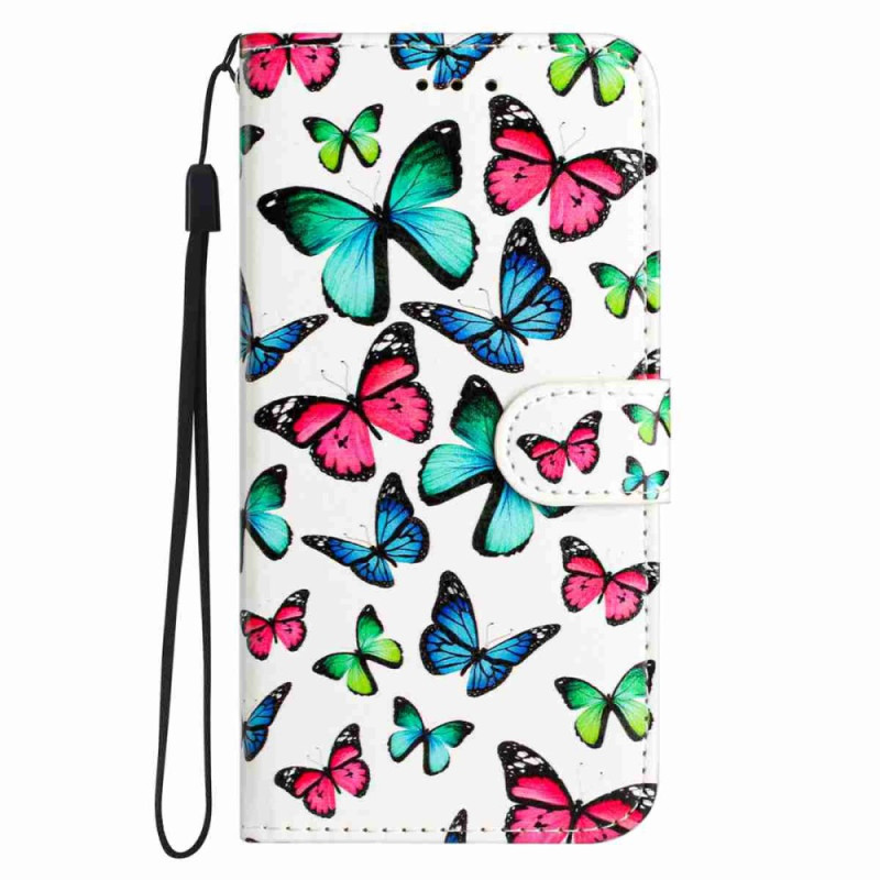 Hülle Xiaomi Redmi 15C 4G / 5G / Poco C85 Bunte Schmetterlinge