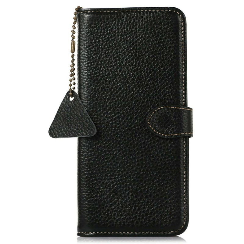 iPhone 17 Hülle RFID-Sperre Leder Litschi