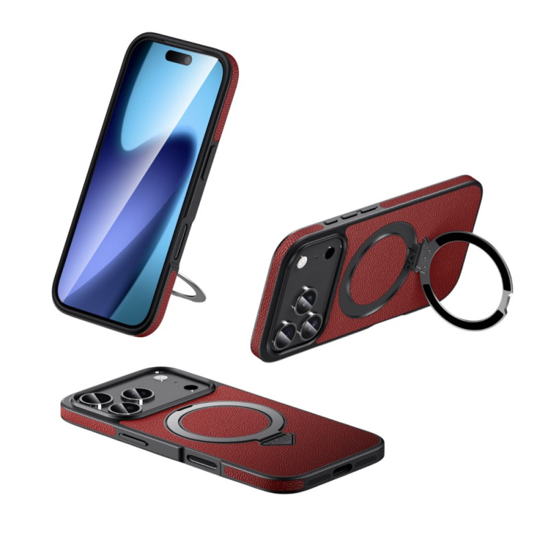 MagSafe-kompatibles iPhone 17 Pro Leder-Cover mit integriertem Halter