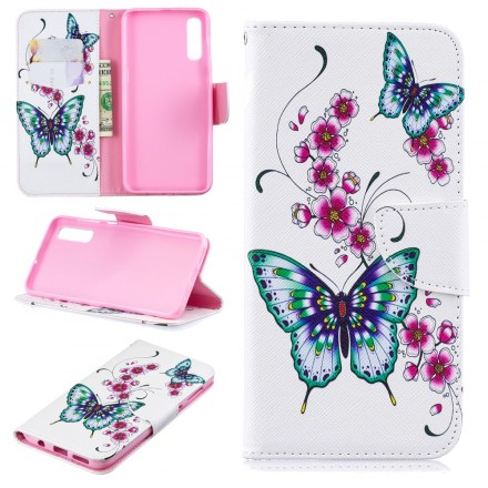 Samsung Galaxy A50 Hülle Wunderbare Schmetterlinge
