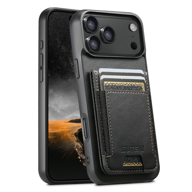 Phone 17 Pro Style Leder Gewachst Kartenetui