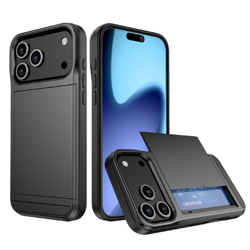 iPhone 17 Pro Max Cover Kartenhalter zum Aufschieben