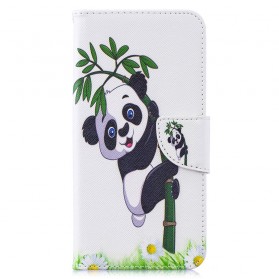 Hülle Huawei Y7 2019 Panda Auf Bambus