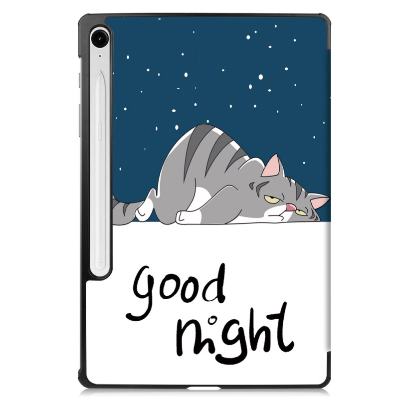 Smart Case Samsung Galaxy Tab S10 Lite Verstärkt Stifthalter Good Night