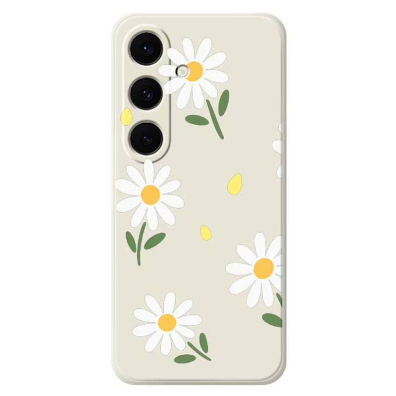 Samsung Galaxy S25 FE Silikonhülle Margeriten
