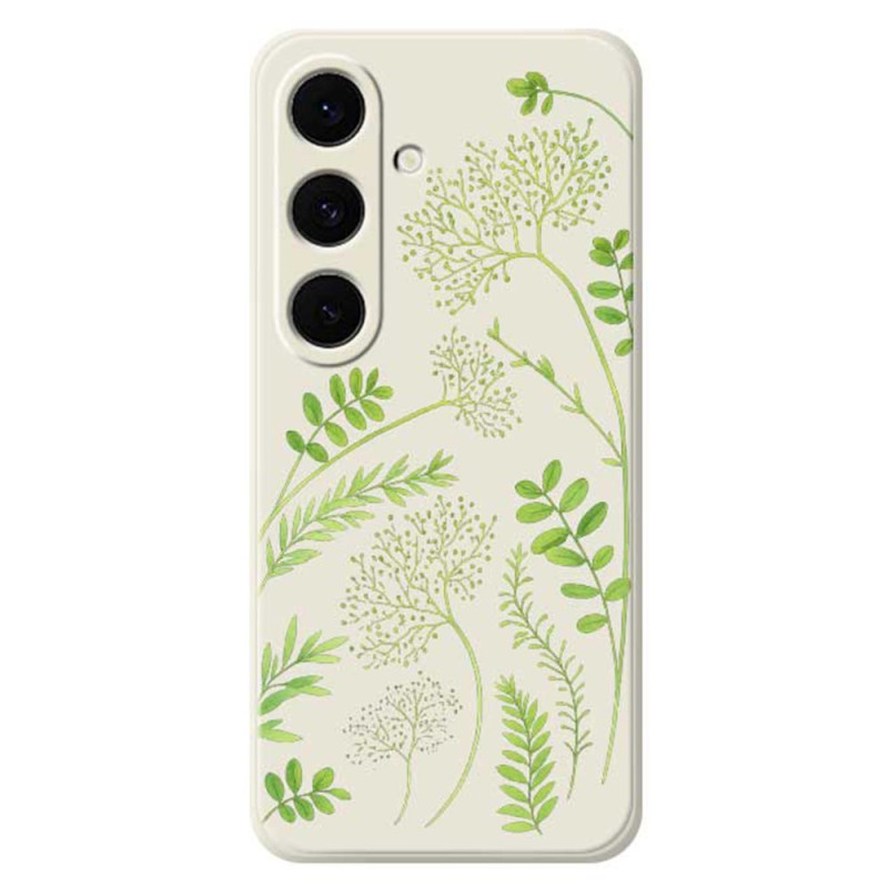 Samsung Galaxy S25 FE Silikonhülle Blätter
