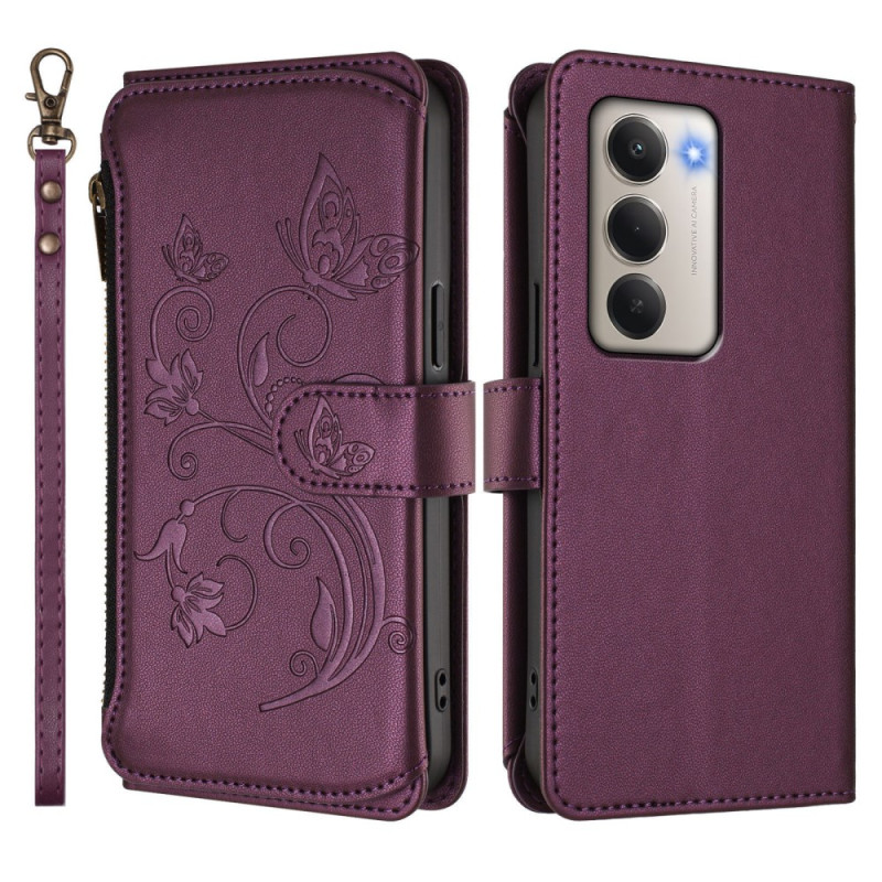 Hülle Xiaomi Redmi 15 4G Portemonnaie Floral