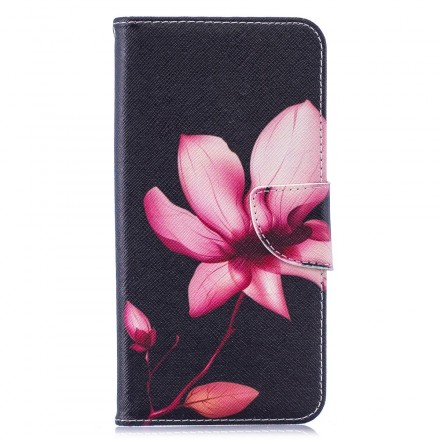 Hülle Huawei Y7 2019 Blume Rosa