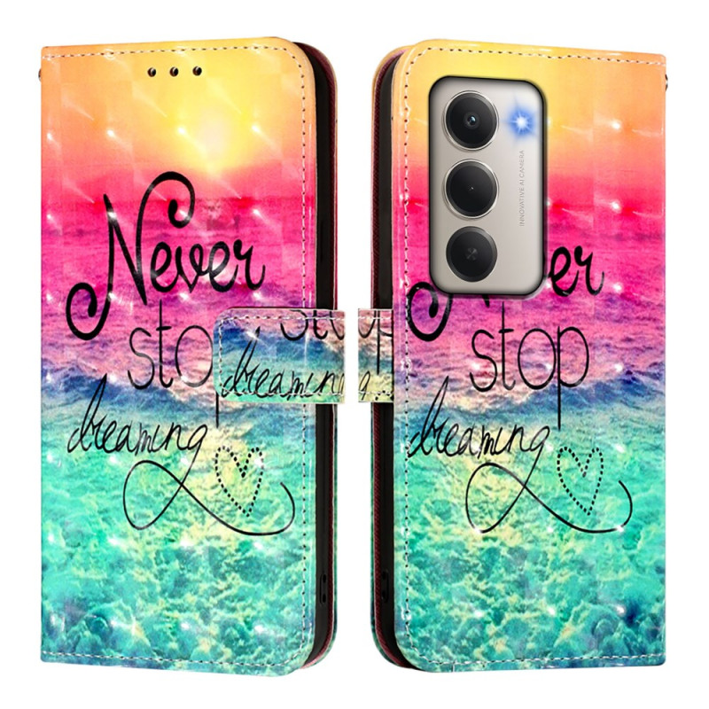 Hülle Xiaomi Redmi 15 4G Never Stop dreaming