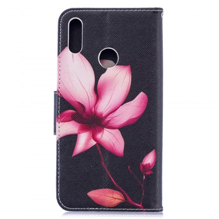 Hülle Huawei Y7 2019 Blume Rosa