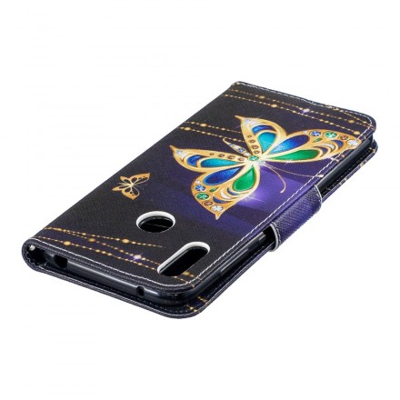 Huawei Y7 2019 Schmetterling Magische Hülle