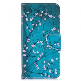 Huawei Y7 2019 Hülle Blühender Baum