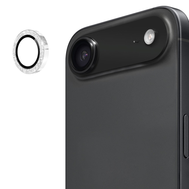 Schutzlinse für iPhone 17 Air Ring Glitter-Design