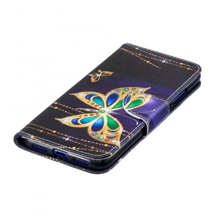 Xiaomi Redmi Note 7 Tasche Magischer Schmetterling