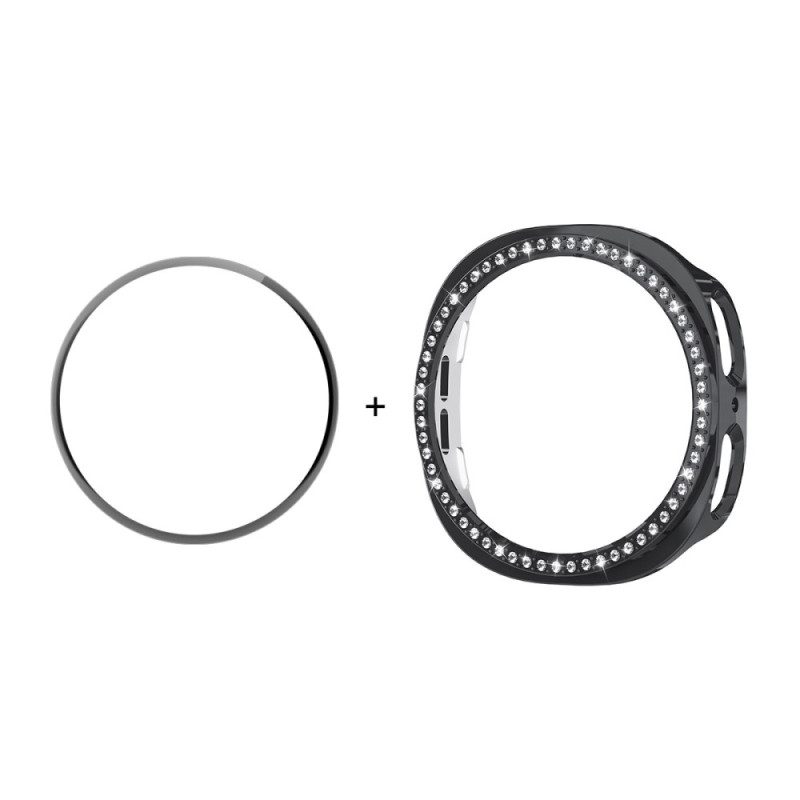 Coque Samsung Galaxy Watch8 44mm Plastique avec Film de Protection Écran