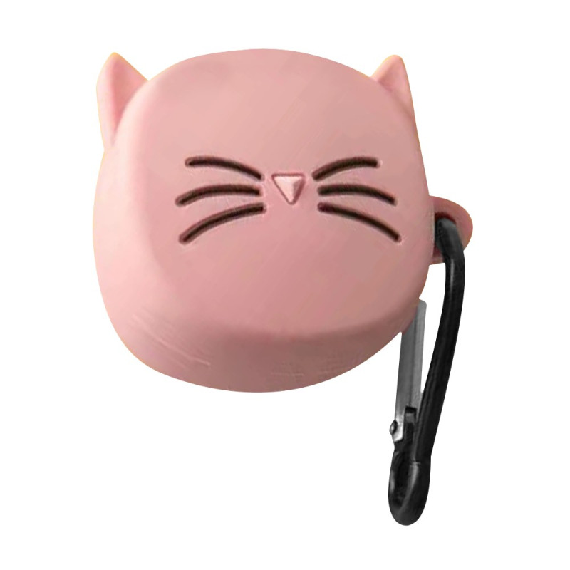 Samsung Galaxy Buds FE Cat Cover Pink