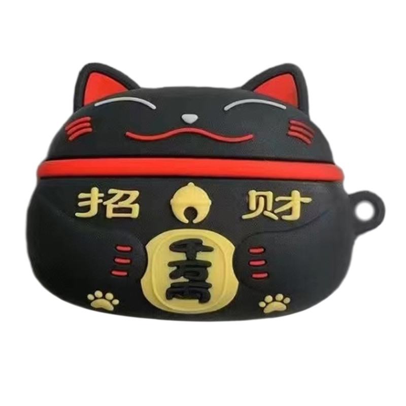 Samsung Galaxy Buds2 Pro Cat Cover Schwarz