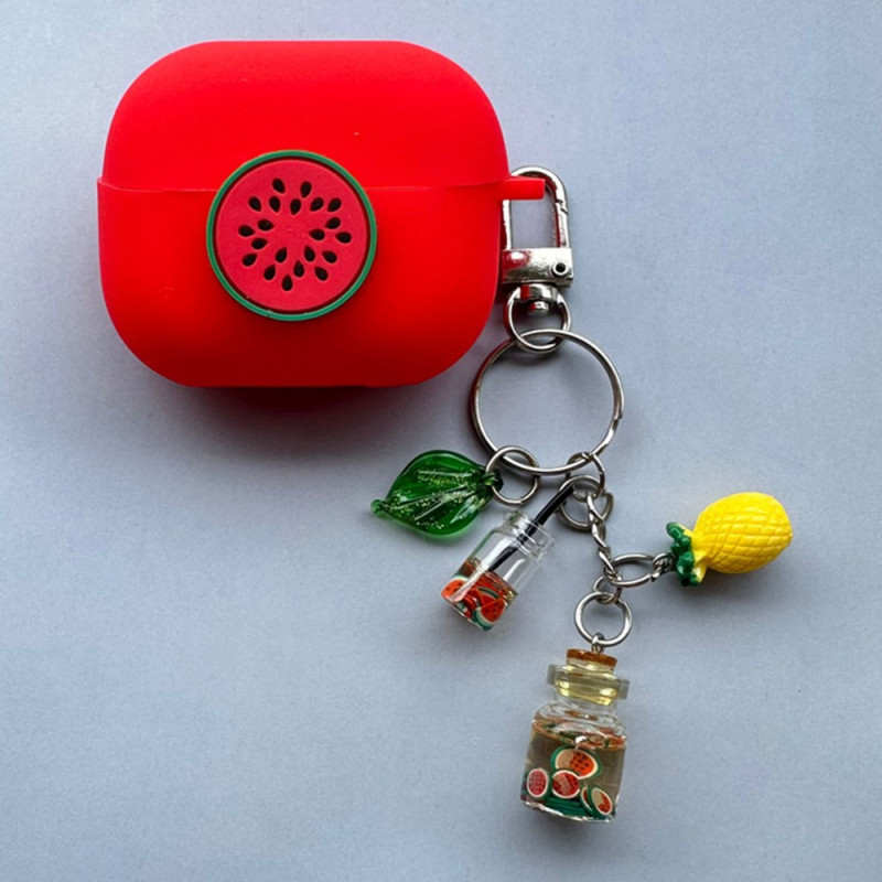 Samsung Galaxy Buds3 Pro / Buds3 Wassermelone Cover mit Anhänger