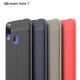 Xiaomi Redmi Note 7 Cover Lederoptik Litschi Double Line