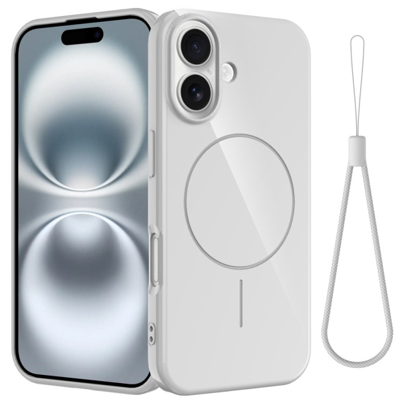 MagSafe Silikon iPhone 16 Hülle mit Riemen