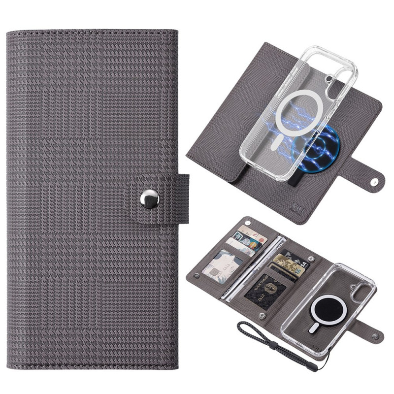 MagSafe iPhone 16 Plus Cover mit RFID-Sperre und abnehmbarem Kartenhalter