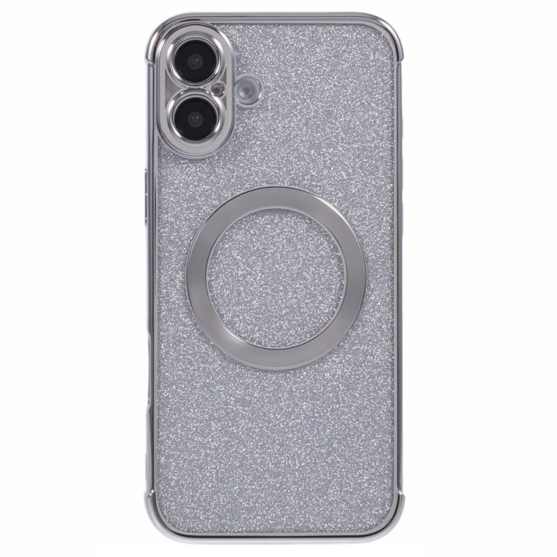 iPhone 16 Plus Cover Transparent Glitter