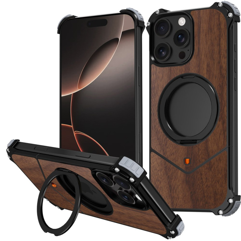 Phone 16 Pro Max Hülle
 MagSafe Holzfinish