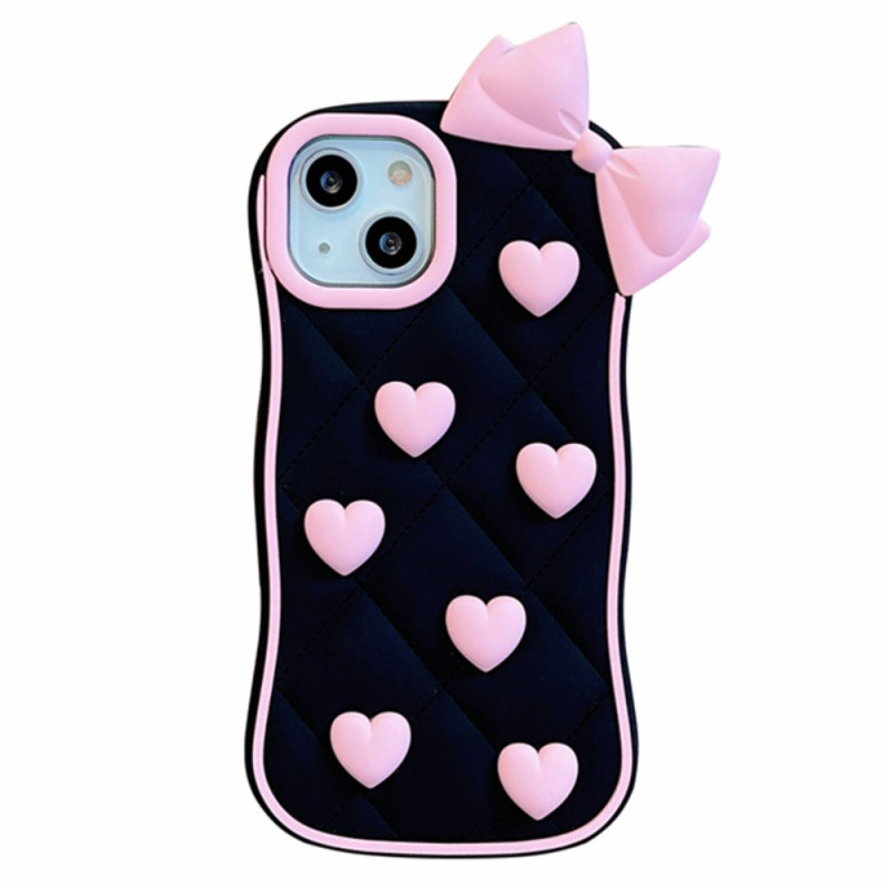 iPhone 15 Cover Knoten und Herzen