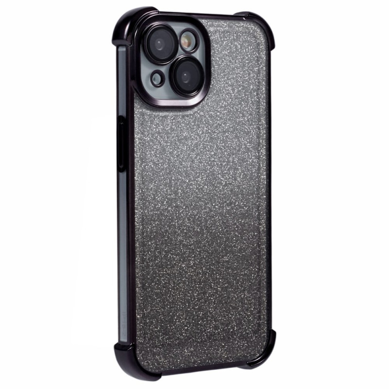 iPhone 15 Cover Glitter-Design Verstärkter Schutz