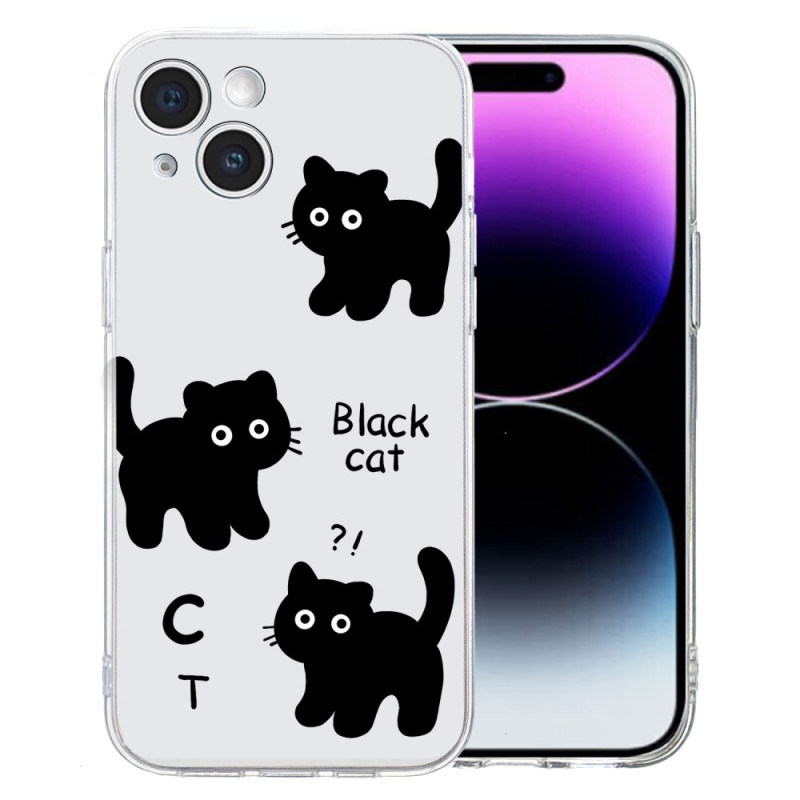 iPhone 15 Black Cat Cover