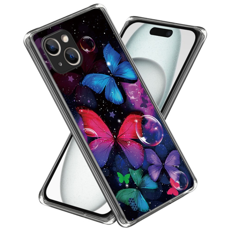 iPhone Cover 15 Bunte Schmetterlinge