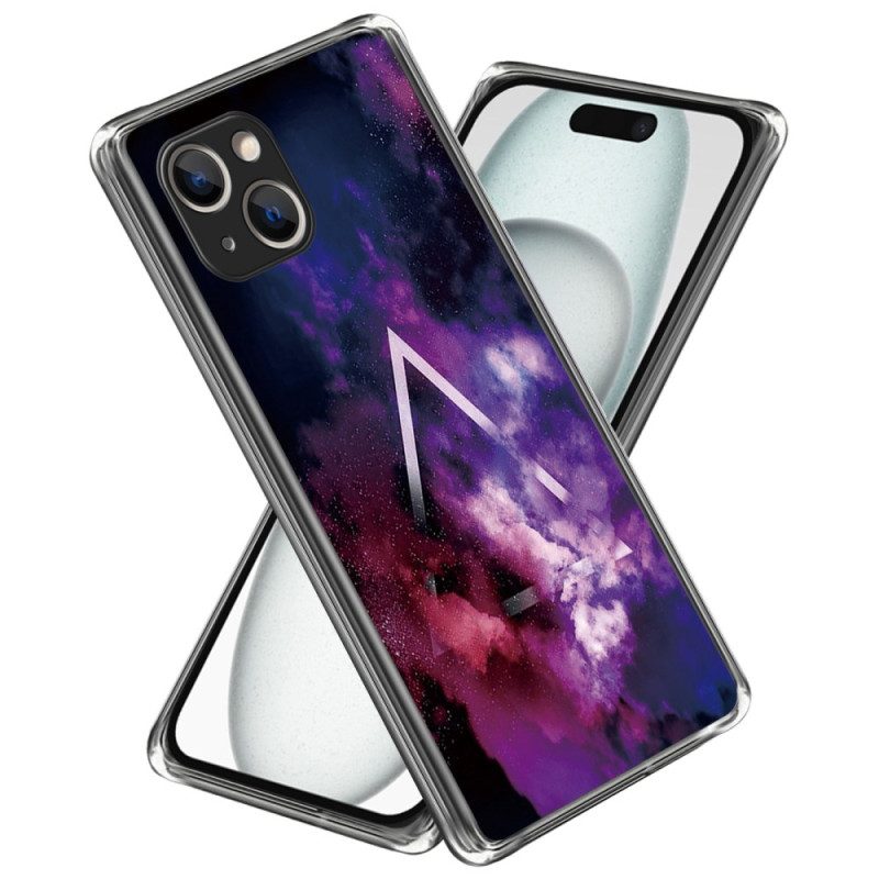 iPhone 15 Cover Dreieck und Nebel