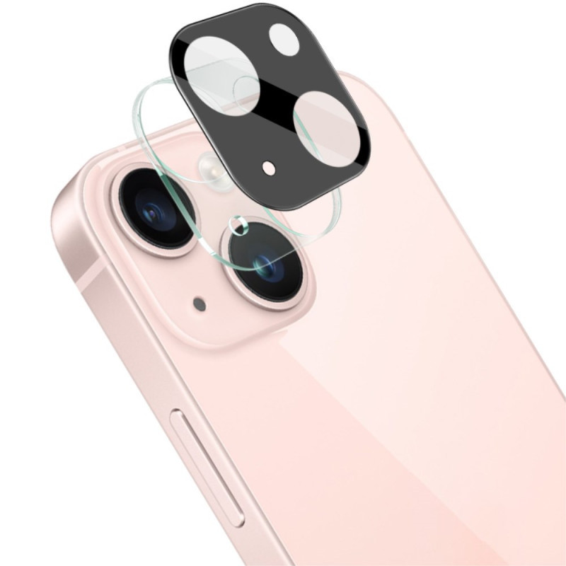 Schutzlinse aus gehärtetem Glas für iPhone 15 / 15 Plus (schwarze Version)