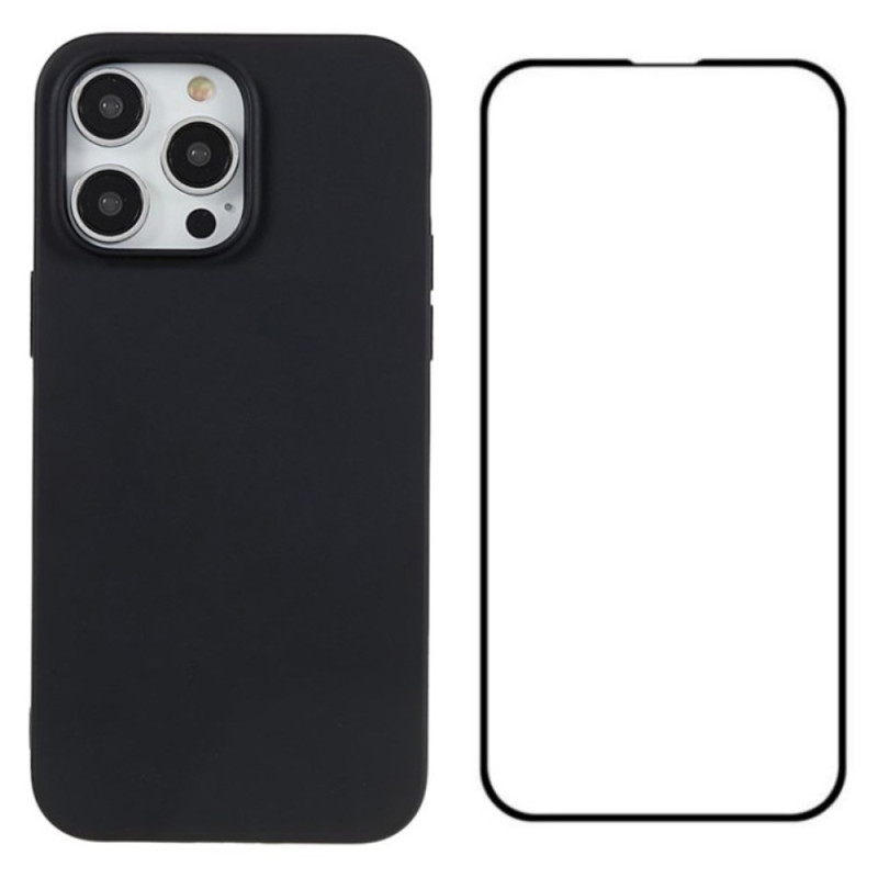 iPhone 15 Pro Silikonhülle mit Bildschirmschutz