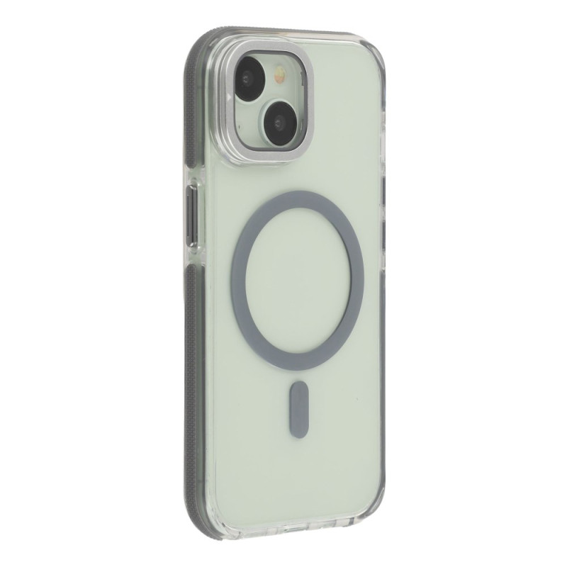 Transparentes MagSafe iPhone 15 Plus Cover mit Halterung