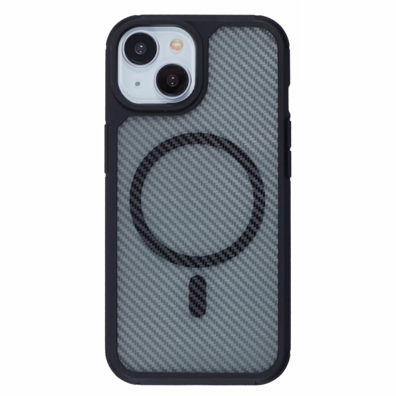 iPhone 15 Plus Cover MagSafe Stoßschutz Kohlefaser