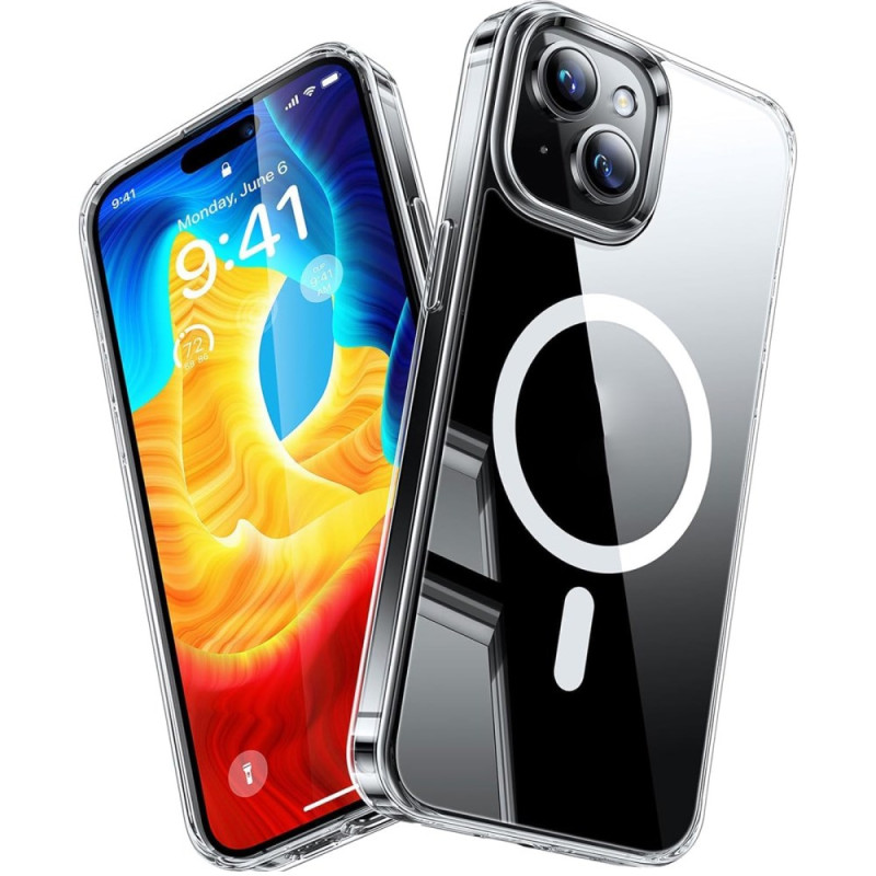 MagSafe iPhone 15 Plus Cover Transparent Premium Design