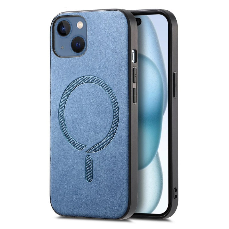 MagSafe iPhone 15 Plus Cover mit Lederoptik