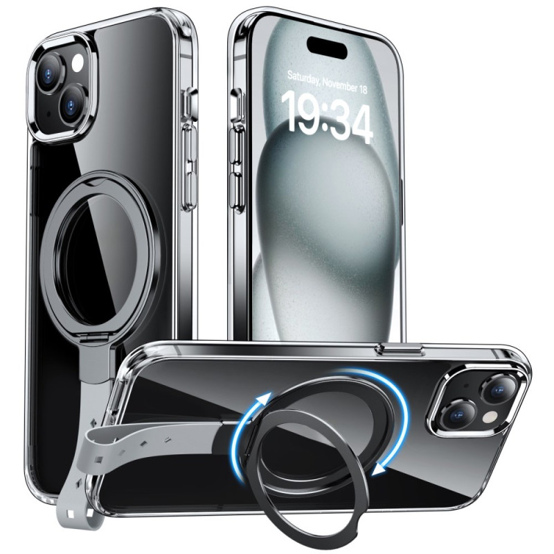 MagSafe iPhone 15 Plus Cover Transparent High End
