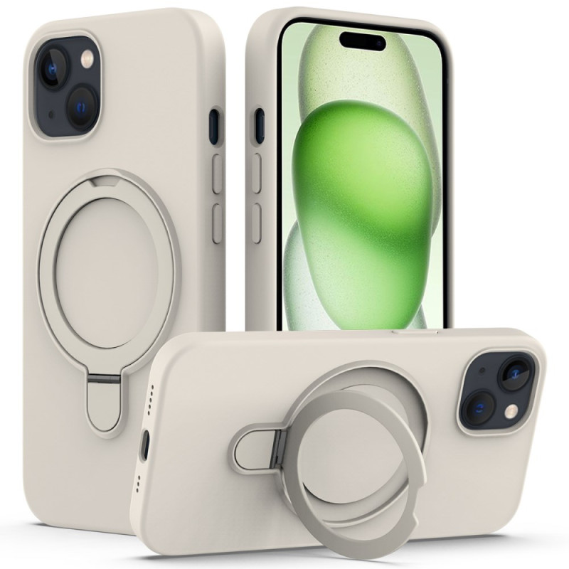 iPhone 15 Plus Cover MagSafe Classic Ring-Ständer