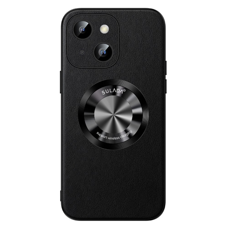 iPhone 15 Plus Cover MagSafe Style Leder SULADA