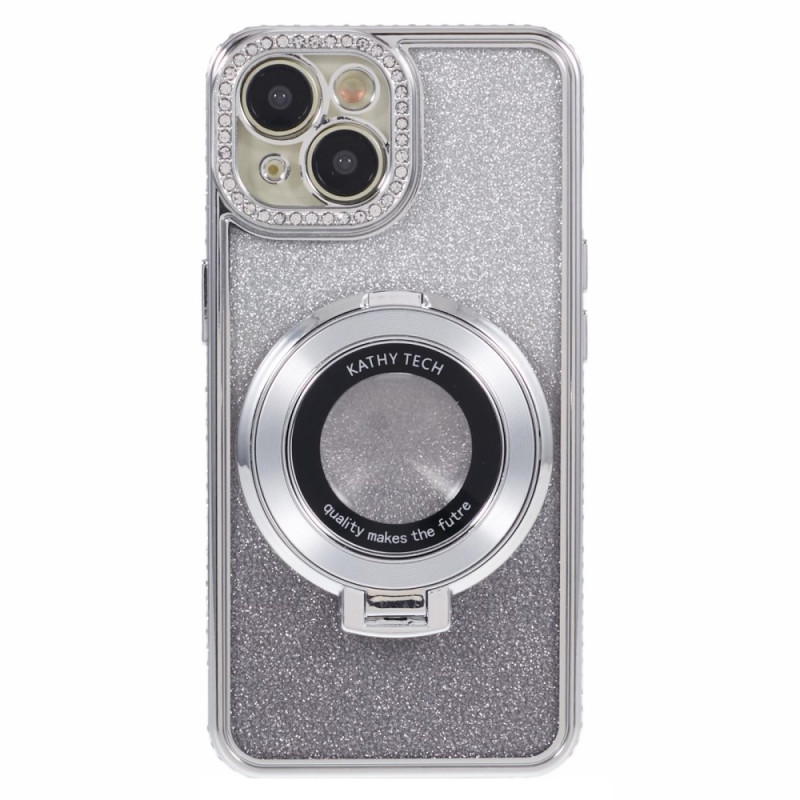 Glänzendes iPhone 15 Plus Cover mit Halterung