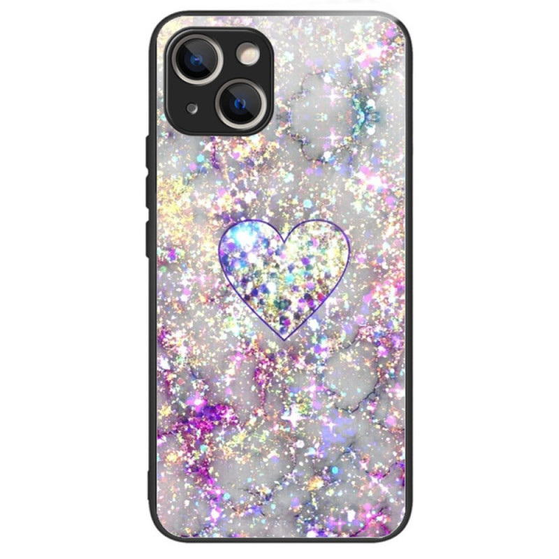 Phone 15 Plus Cover Panzerglas
 Herz Brillant