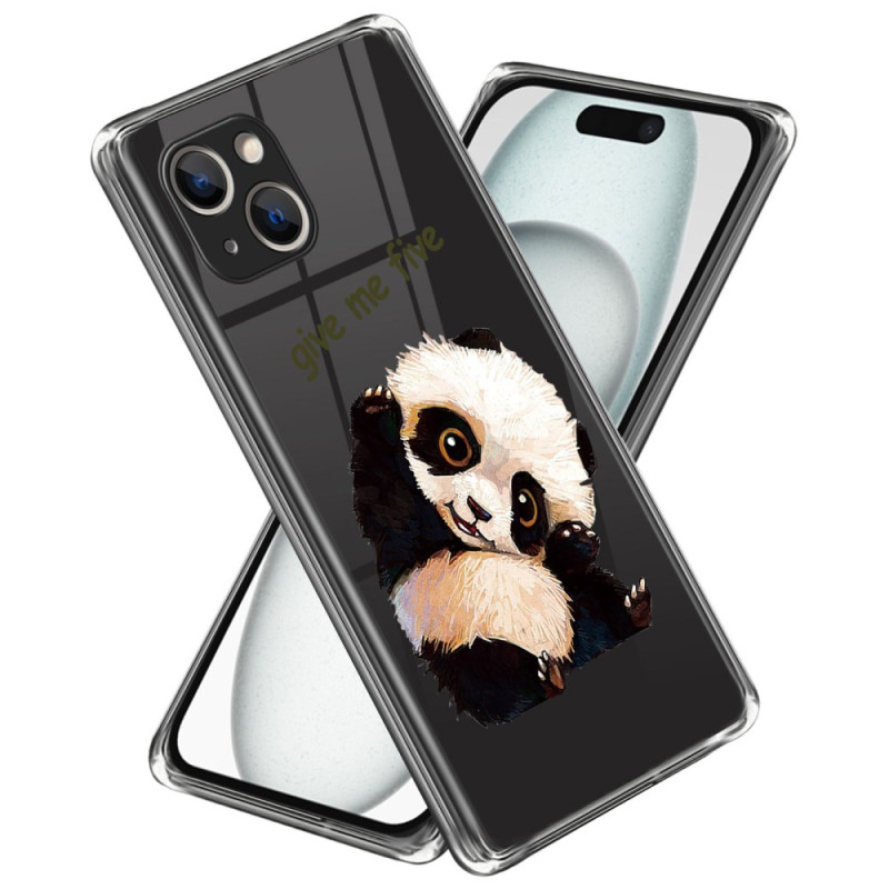 iPhone 15 Plus Cover Panda-Muster