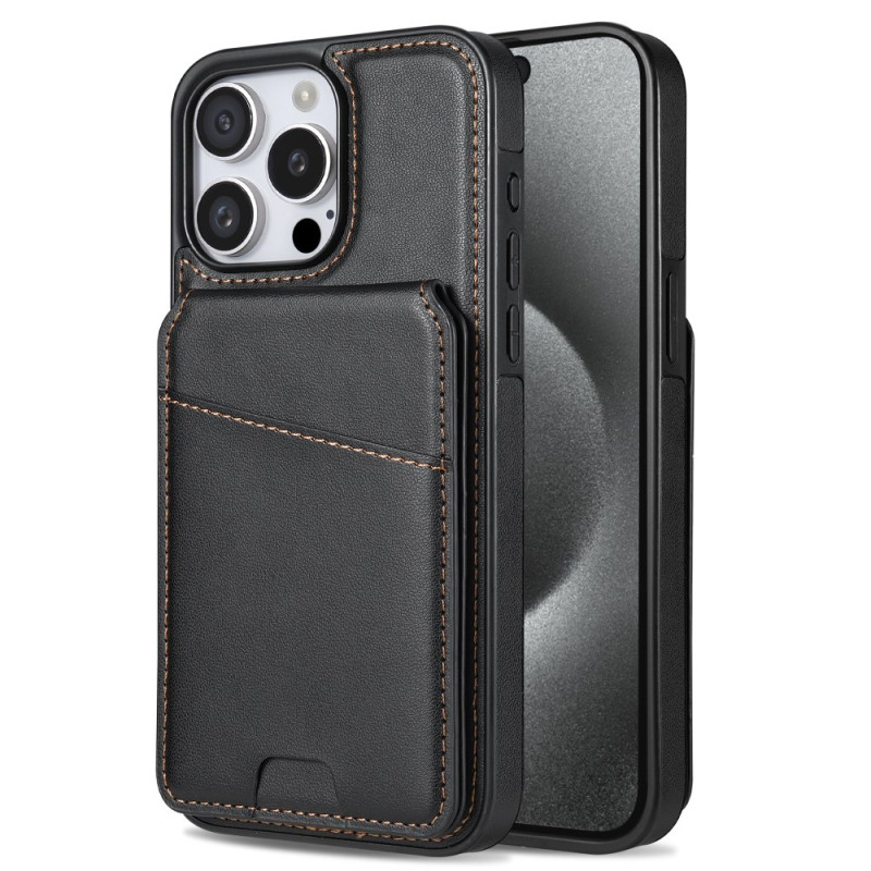 iPhone 15 Pro Cover MagSafe Design Abnehmbarer Kartenhalter