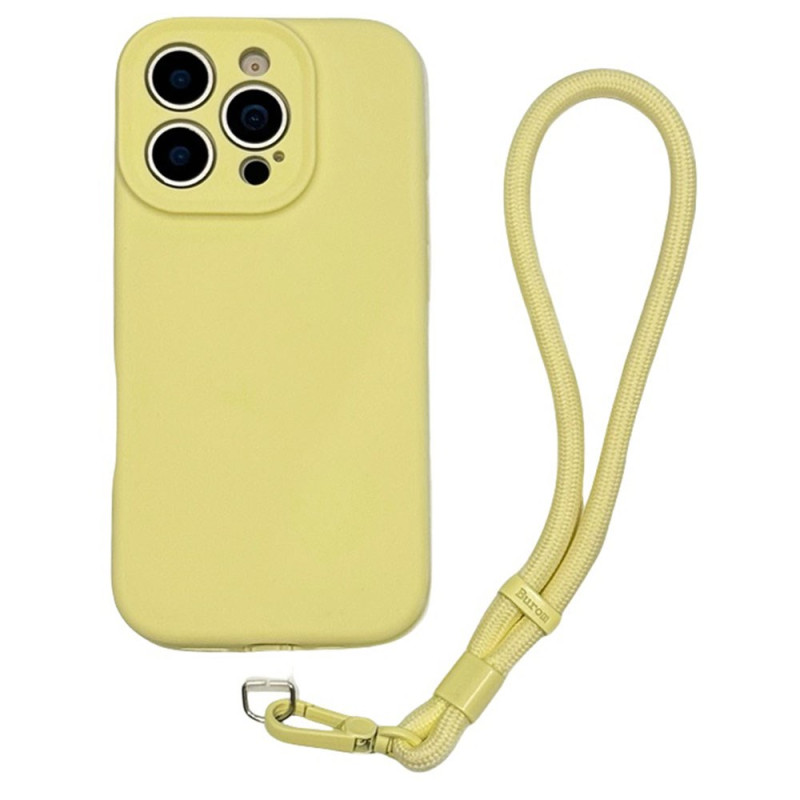 iPhone 15 Pro Silikon-Hülle Flüssig und Riemen
