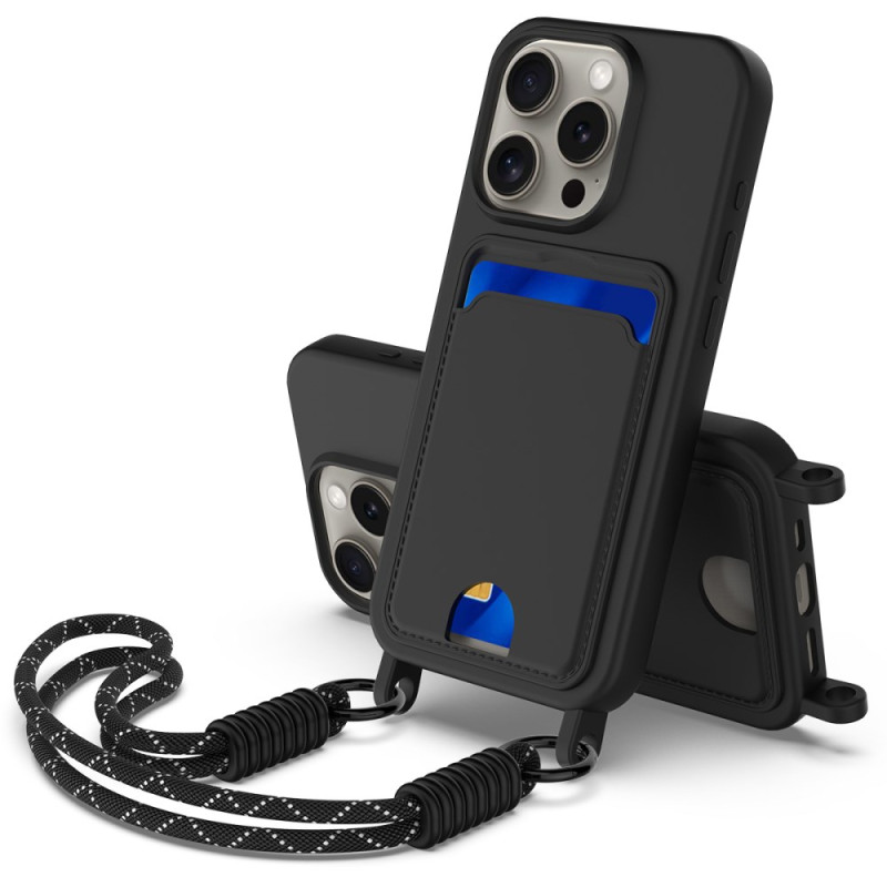 Kordelzughülle iPhone 15 Pro Kartenhalter