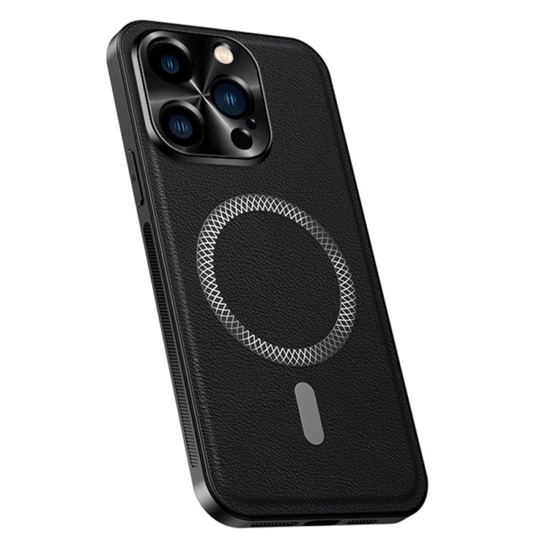 iPhone 15 Pro Max Cover MagSafe Verstärkte Lederoptik