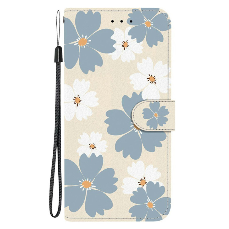 Xiaomi 15T Hülle Blaue und Weiße Margeriten